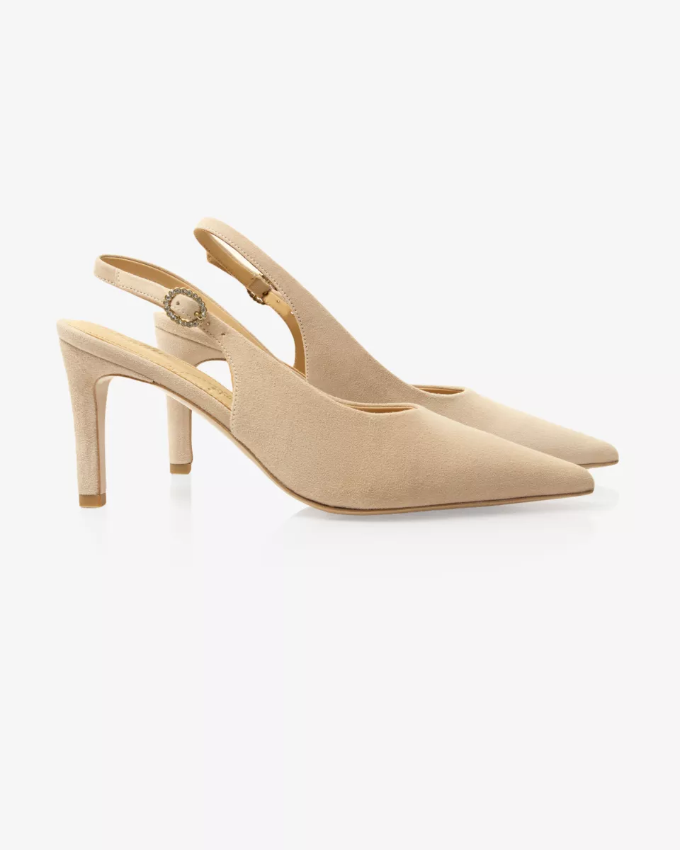 Stilettos in Sand suede