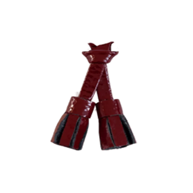 Dark red varnish tassel