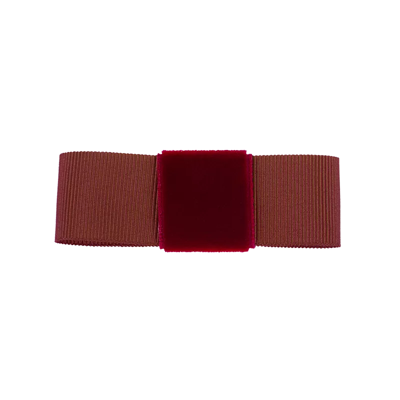 Mini Bow Burgundy