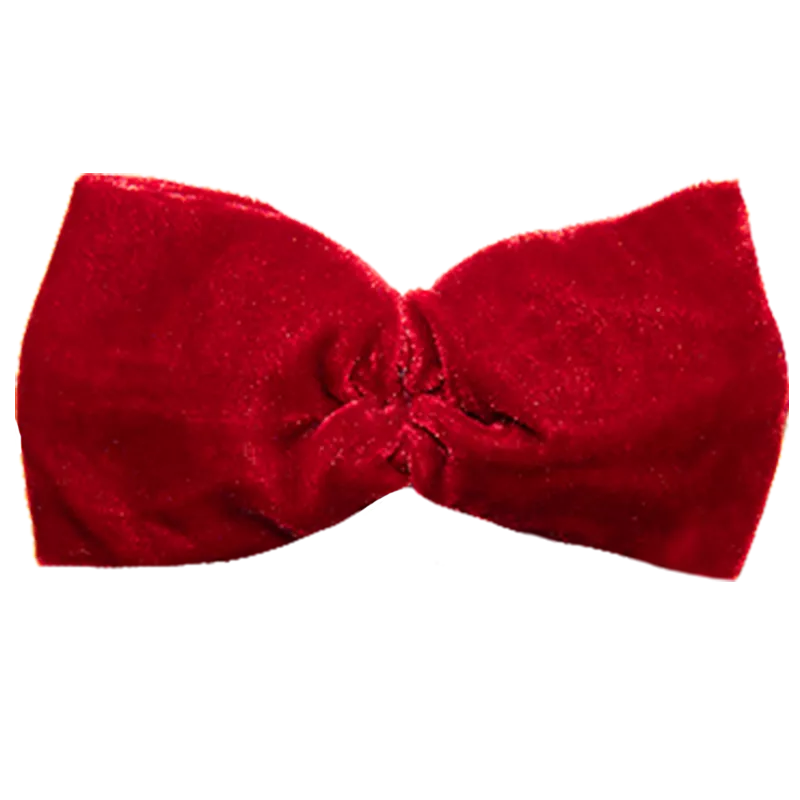 Red Velvet Oversize Bows