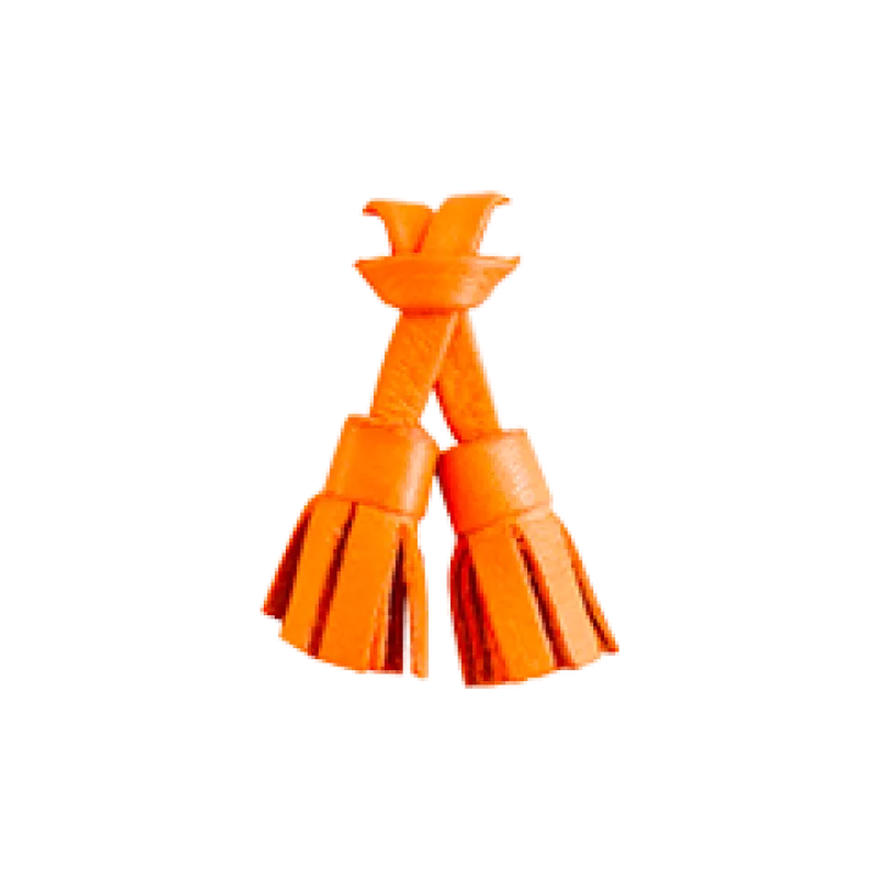 Orange tassel