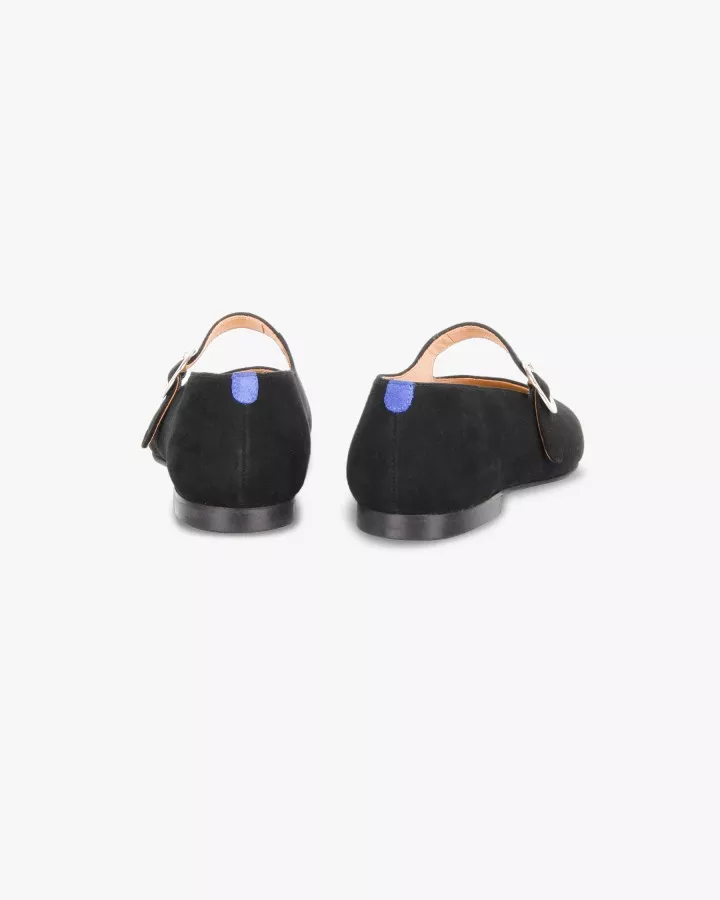 Babies in black suede