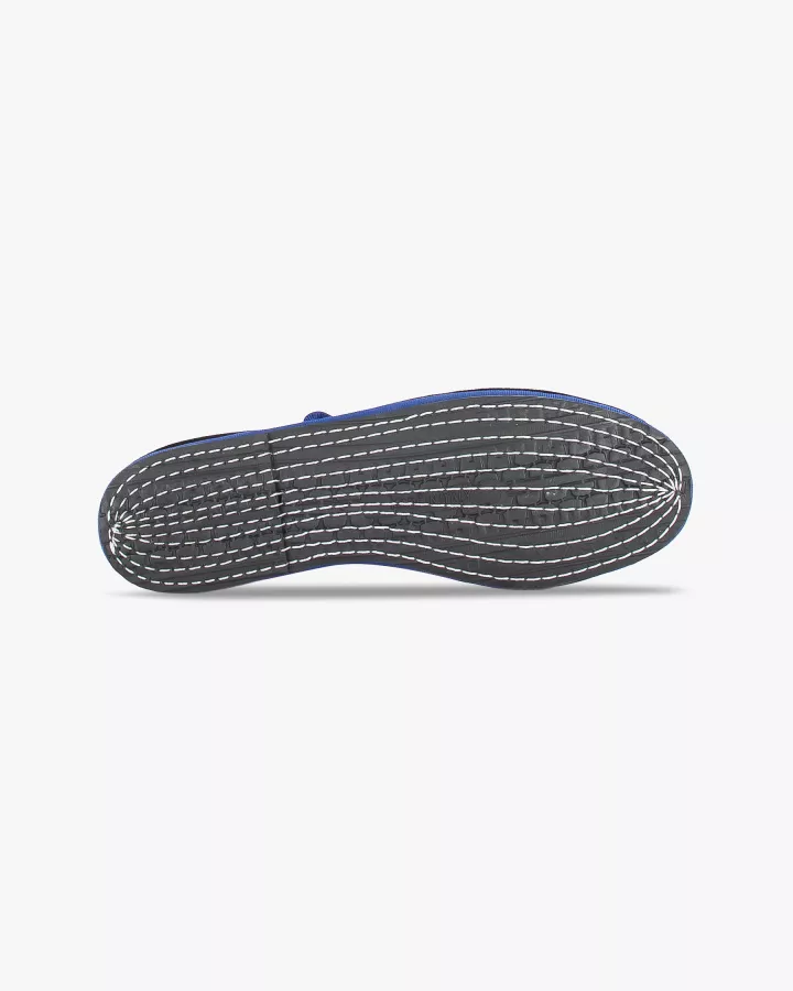 Mary Janes Furlanes in black velvet with Blue trim
entirely made by hand in Italy (Venice/Friuli)