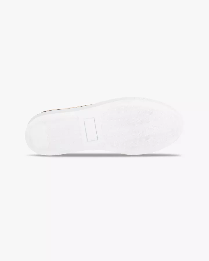 Savannah cheetah print fur slip-ons